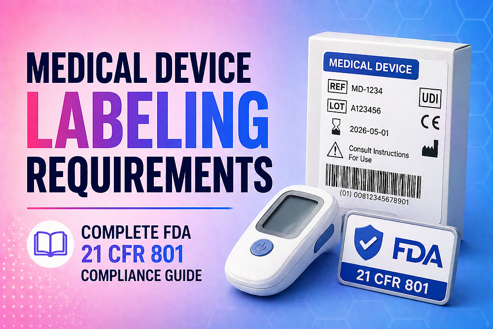 Fda Product Code Medical Device Labeling Requirements: Complete FDA 21 CFR 801 ...